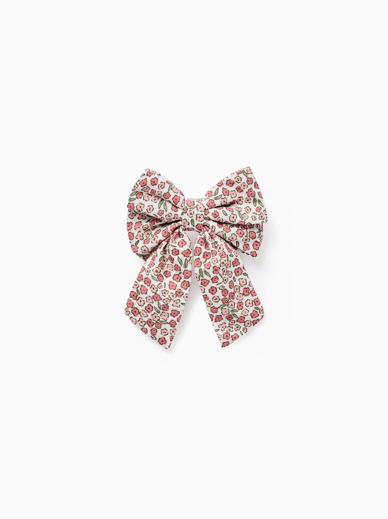 Barrette à Cheveux avec Nœud Floral Beige clair - Kiabi