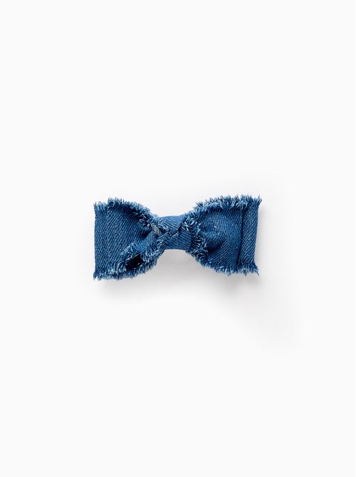 Barrette à Cheveux en Denim Effiloché - Kiabi