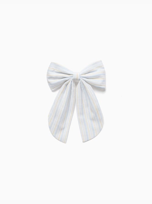 Barrette avec nœud à rayures B&S - Kiabi