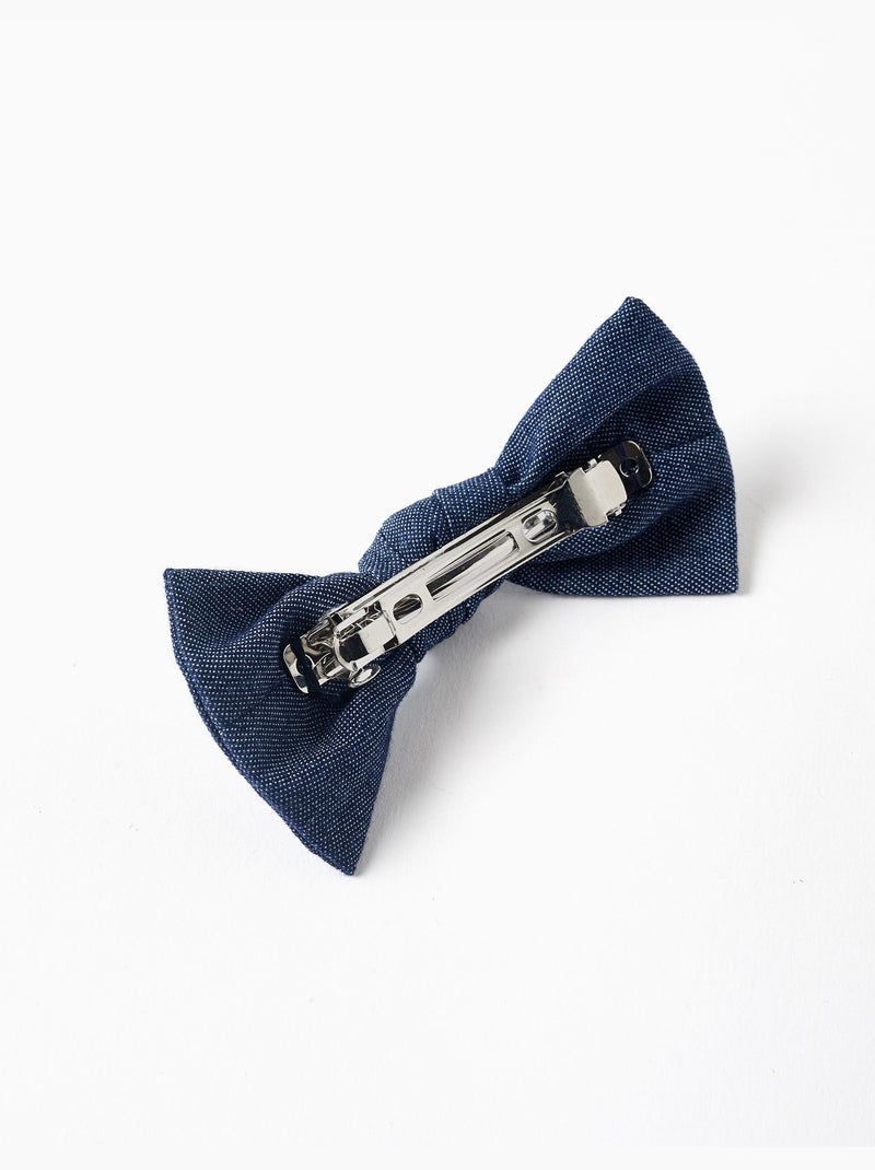 Barrette avec nœud Beige clair - Kiabi
