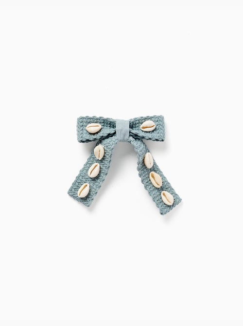 Barrette avec nœud et coquillages - Kiabi