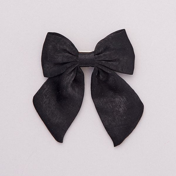 Barrette En Forme De Nœud Fille 3 12 Ans Noir Kiabi 4 00