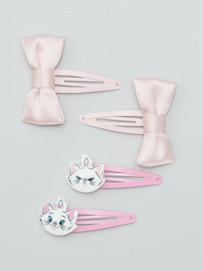 Barrettes 'Disney' - Lot de 4 Rose - Kiabi