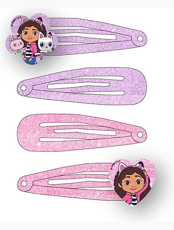 Barrettes pailletées enfant Gabby : lot de 4 barrettes cheveux