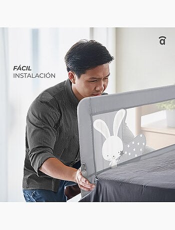 Barrière de lit 150 cm 2-1 pour nid ou lit standard Lapin Tippi Asalvo