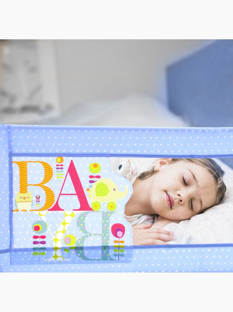 Barrière de lit 150 cm 2-1 pour lit bébé Nest ou standard Asalvo Bleu ciel - Kiabi