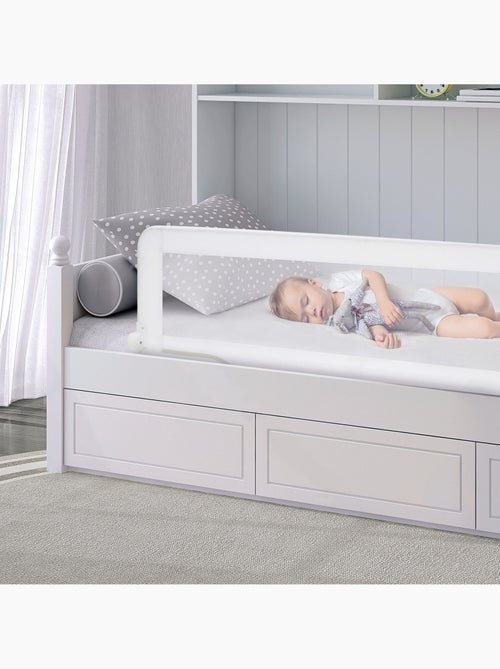 Barrière de lit 150 cm 2-1 pour lit gigogne ou standard Asalvo - Kiabi Barrière de lit 150 cm 2-1 pour lit gigogne ou standard Asalvo - Kiabi