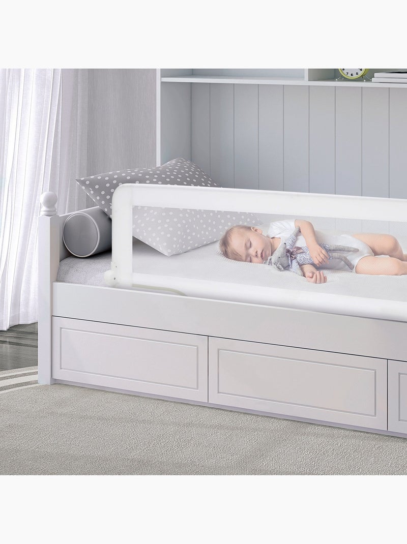 Barrière de lit 150 cm 2-1 pour lit gigogne ou standard Asalvo Blanc - Kiabi