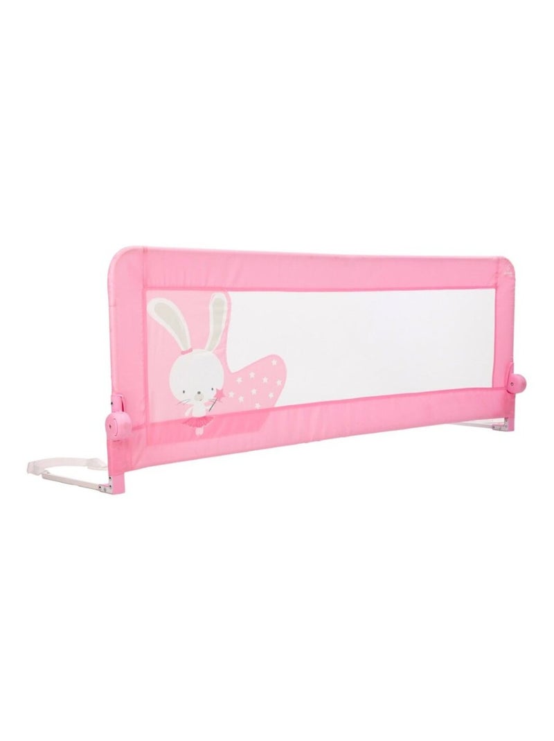 Barrière de lit 150 cm 2-1 pour nid ou lit standard Lapin Asalvo Rose - Kiabi