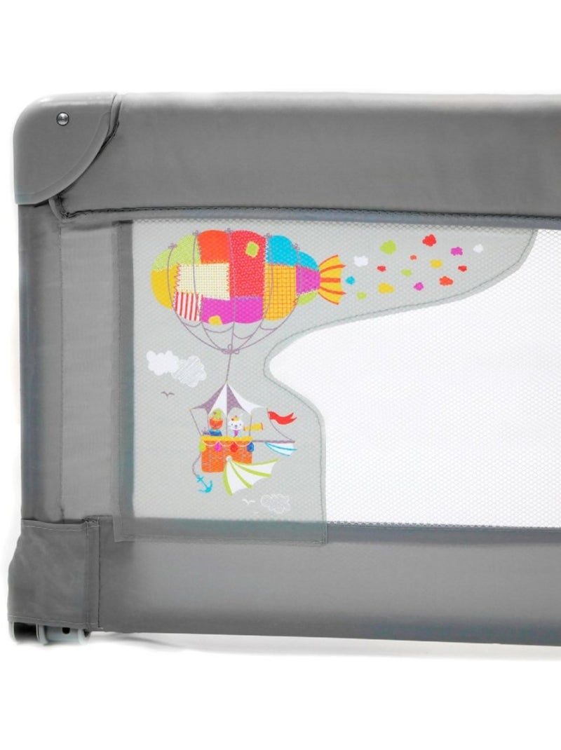 Barrière de lit 150 cm pour lit standard Gris - Kiabi