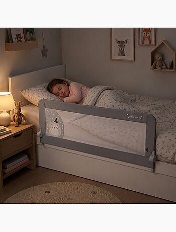 Barrière de Lit 2-en-1 de 150 cm pour Lit Gigogne ou Standard Hérisson Asalvo