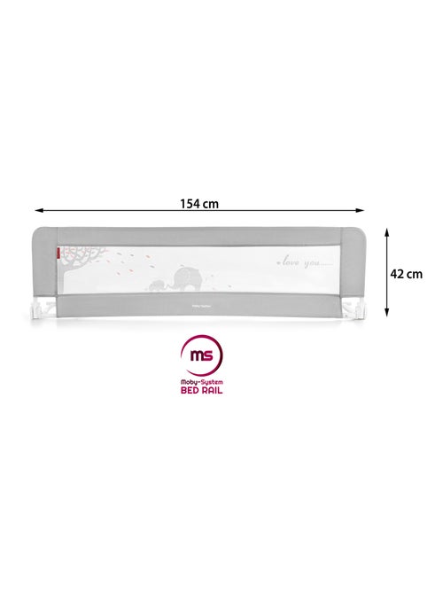 Barrière de Lit Bébé 0-18 mois, Pliable, Stable Durable Dimensions de Couverture 154*42 - Kiabi