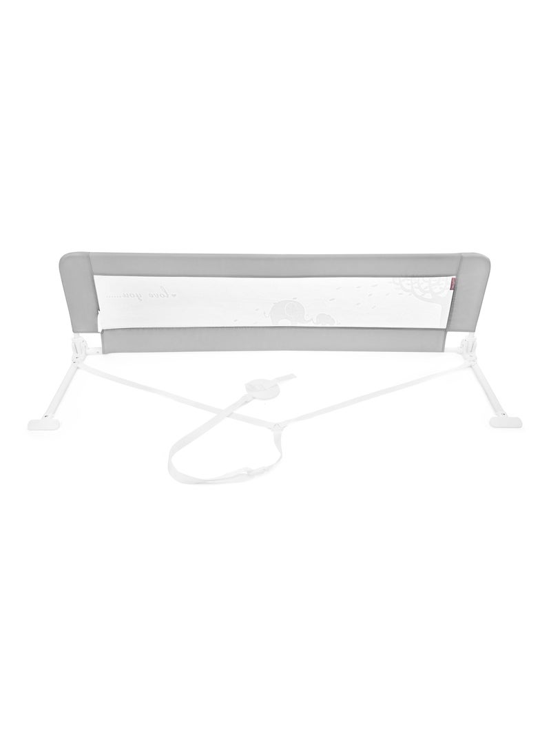 Barrière de Lit Bébé 0-18 mois, Pliable, Stable Durable Dimensions de Couverture 154*42 Gris - Kiabi