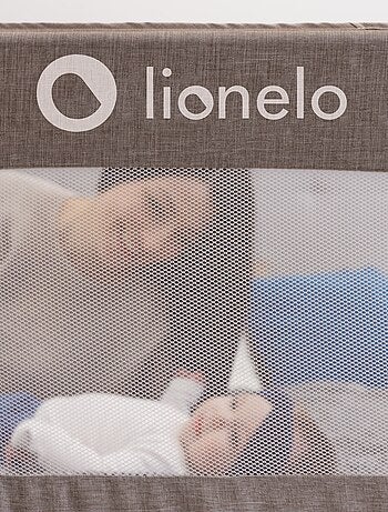 Barrière de lit bébé LIONELO Eva - 150cm - Protection anti-chute - Filet aéré pliable