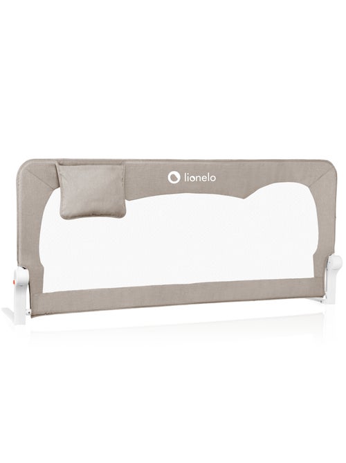 Barrière de lit bébé LIONELO Hanna - 150x65cm - Pliable - Protection anti-chute - Filet aéré - Kiabi