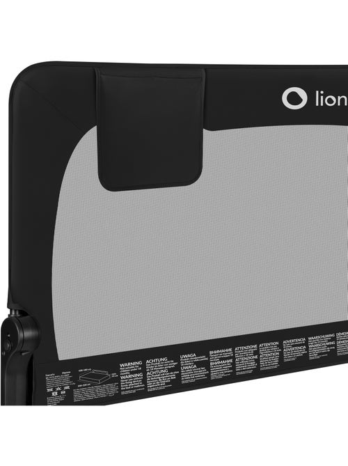 Barrière de lit bébé LIONELO Hanna - 150x65cm - Pliable - Protection anti-chute - Filet aéré - Kiabi