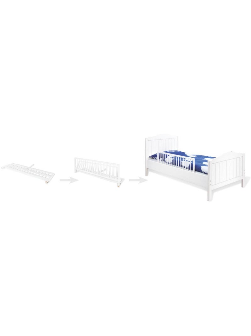 Barriere de lit classique 90cm hetre naturel Beige - Kiabi