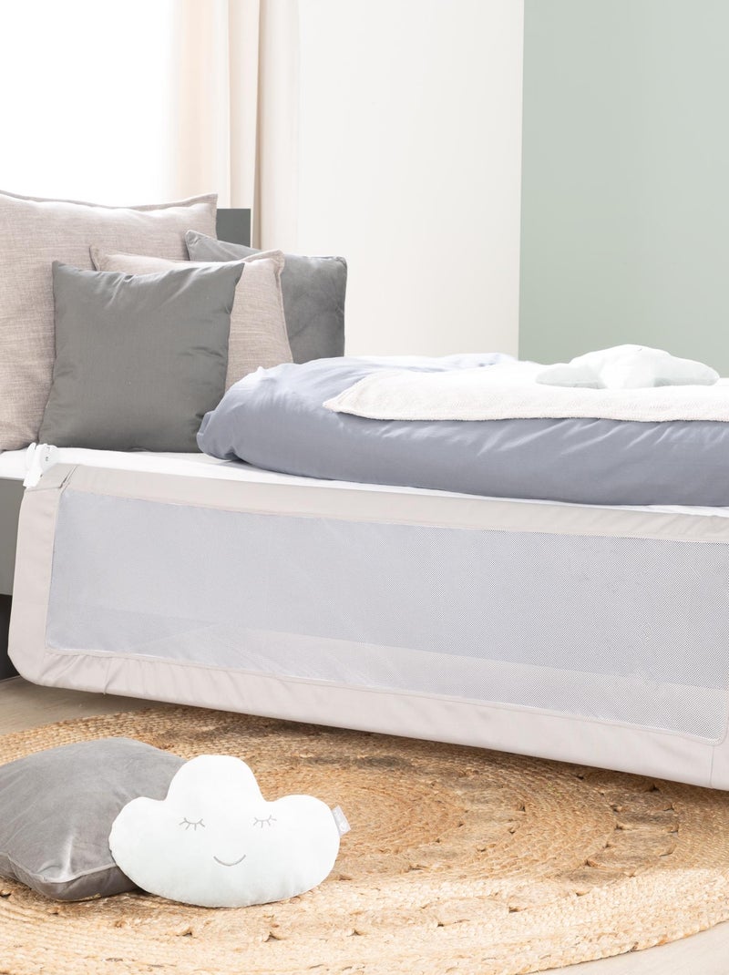 Barrière de lit enfant rabattable - Protection anti-chute 'Roba klipp-klapp' Gris Blanc - Kiabi