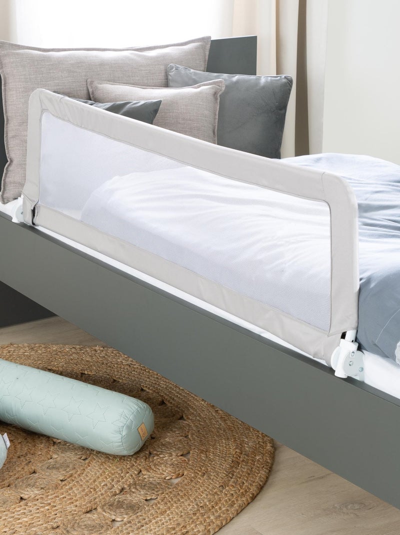 Barrière de lit enfant rabattable - Protection anti-chute 'Roba klipp-klapp' Gris Blanc - Kiabi