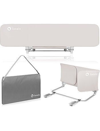 Barrière de lit LIONELO Lora - Pliable - Protection anti-chute - Sac inclus