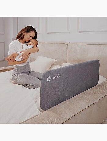 Barrière de lit LIONELO Lora - Pliable - Protection anti-chute - Sac inclus