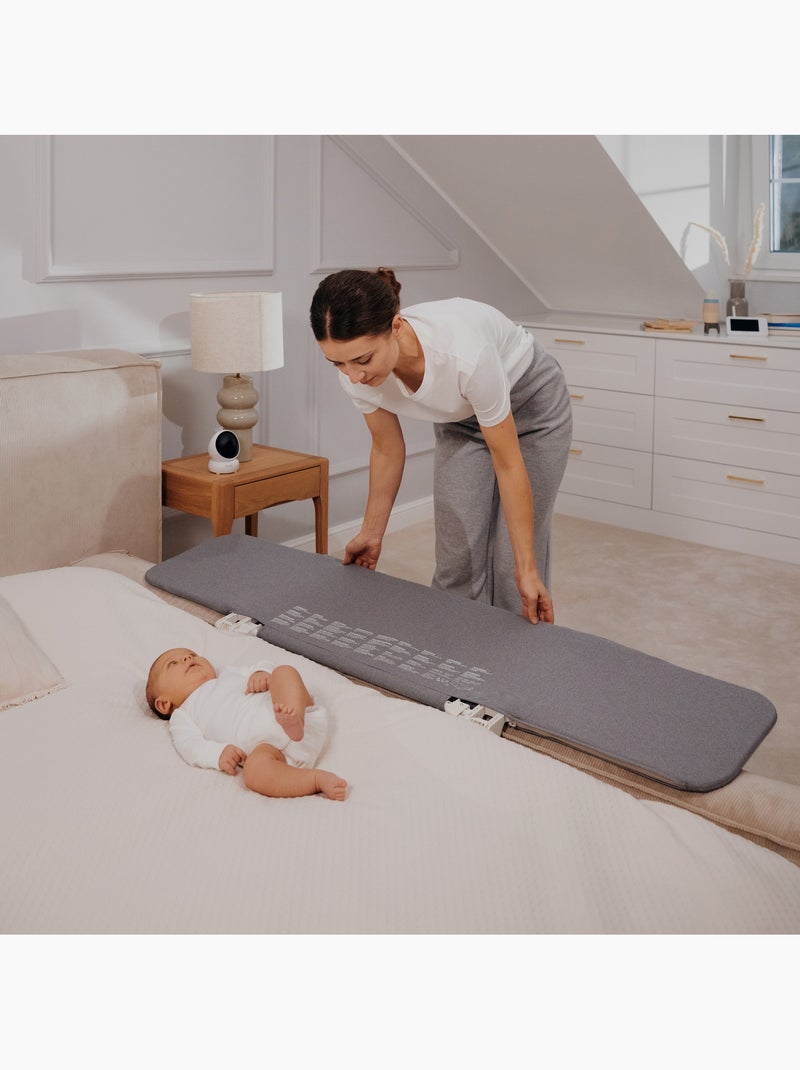 Barrière de lit LIONELO Lora - Pliable - Protection anti-chute - Sac inclus Gris - Kiabi