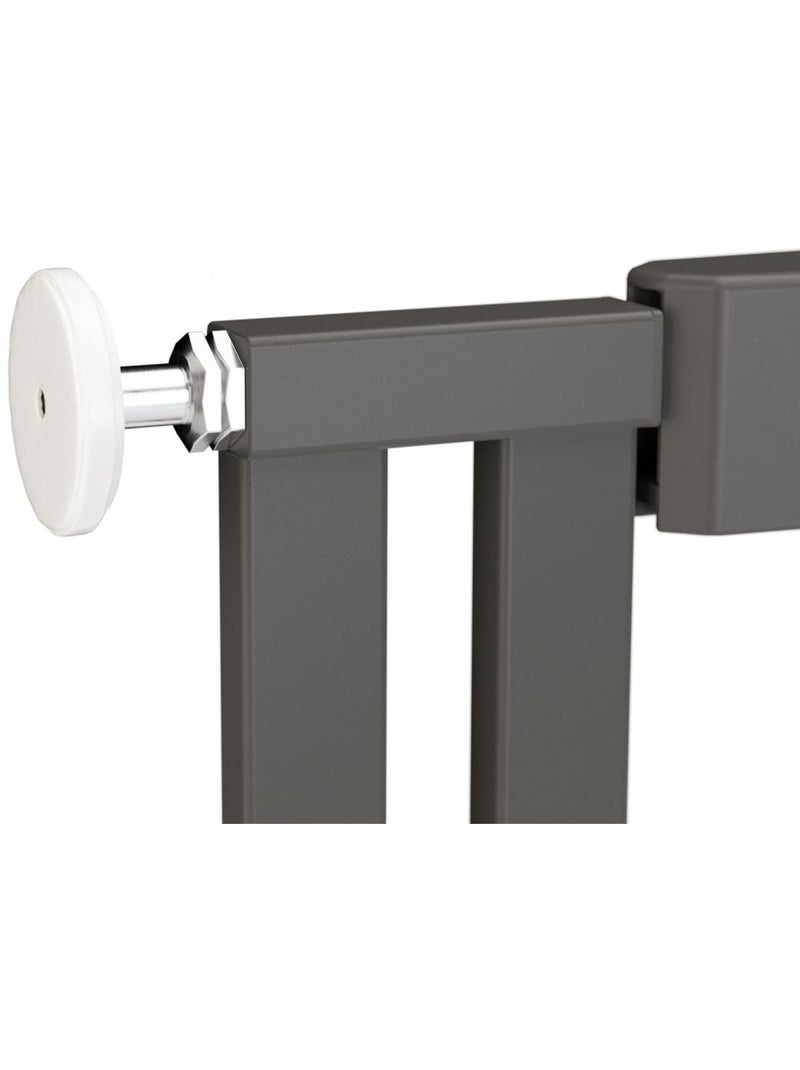 Barrière de porte à pression Easylock Plus bois/metal 224,5 cm - 232,5 cm Nature/Noir Noir - Kiabi