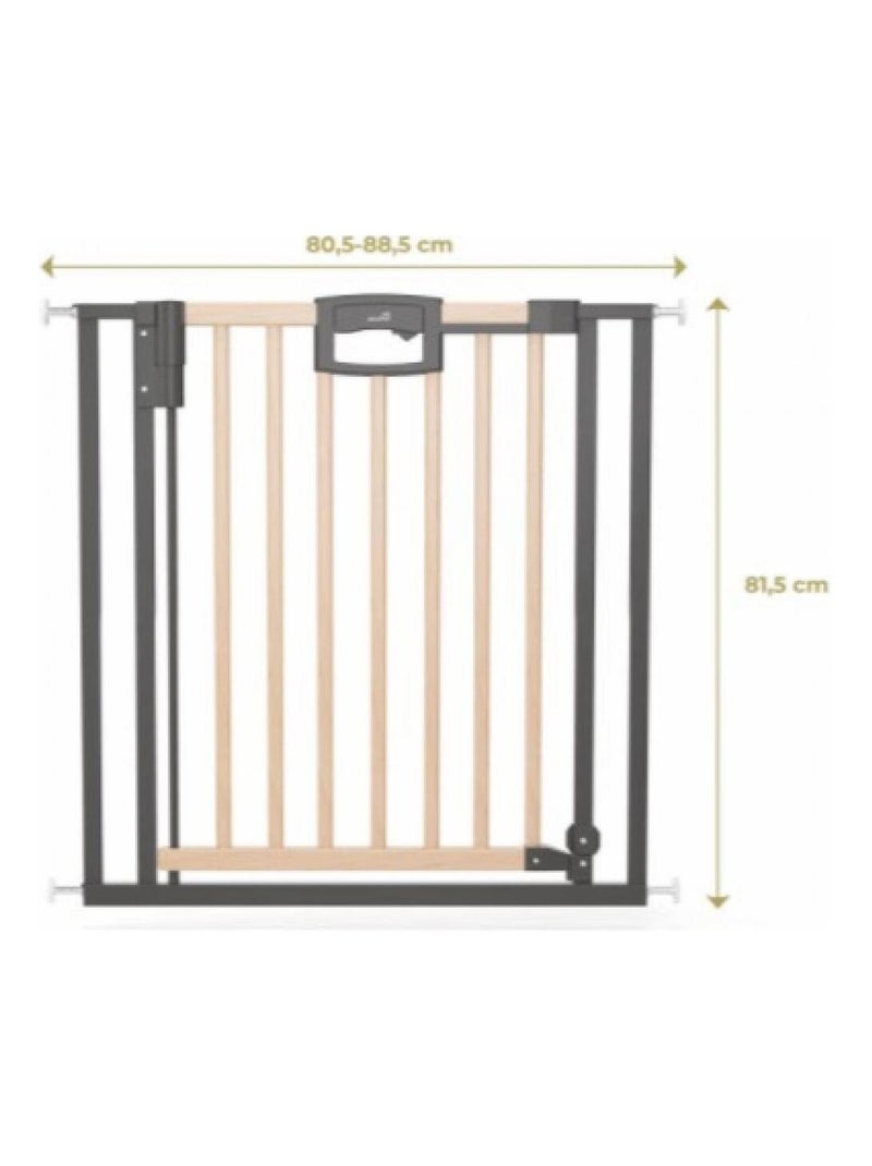 Barrière de porte à pression Easylock Plus bois/metal 80,5 cm - 88,5 cm nature Beige - Kiabi