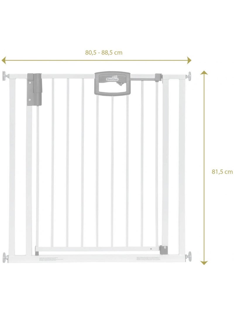Barrière de porte à pression easylock plus métal 168,5 cm Blanc - Kiabi