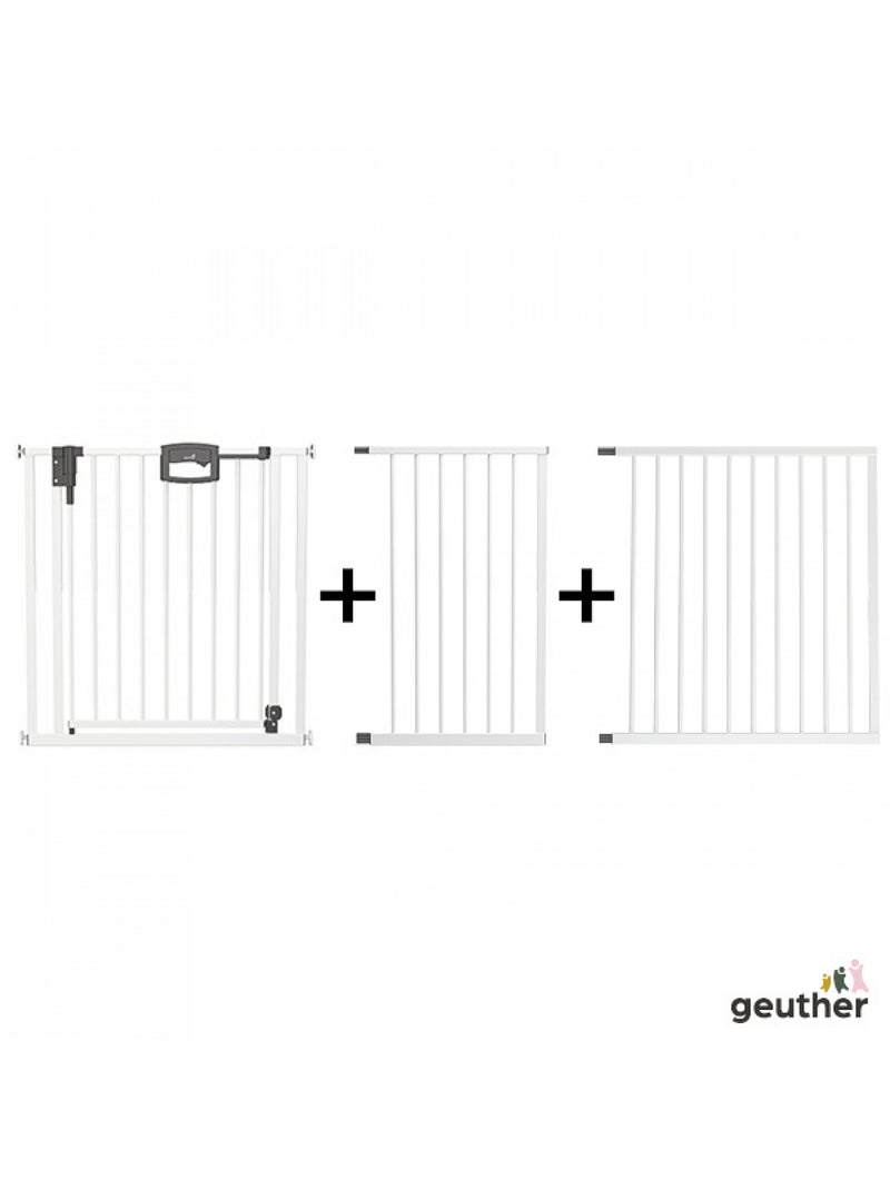 Barrière de porte à pression Easylock Plus métal  200,5 cm - 208,5 cm Blanc Blanc - Kiabi