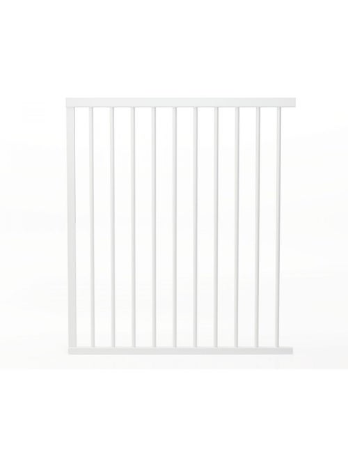 Barrière de porte à pression Easylock Plus métal  200,5 cm - 208,5 cm Blanc - Kiabi