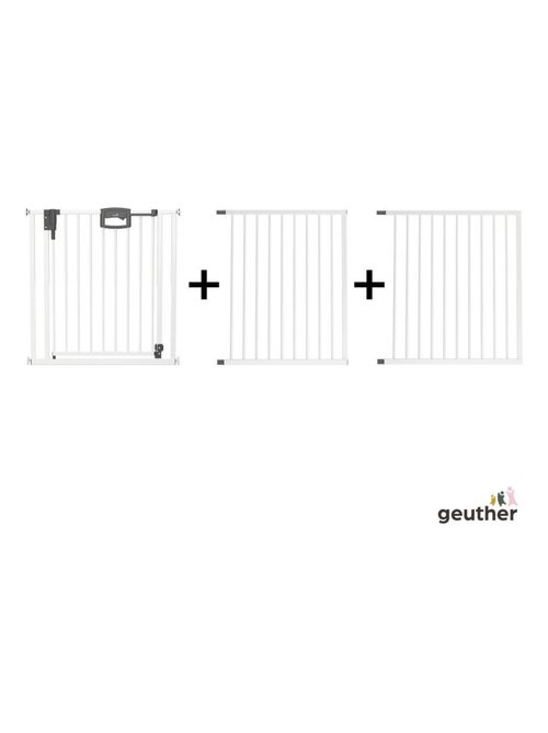 Barrière de porte à pression Easylock Plus métal  216,5 cm - 224,5 cm Blanc - Kiabi