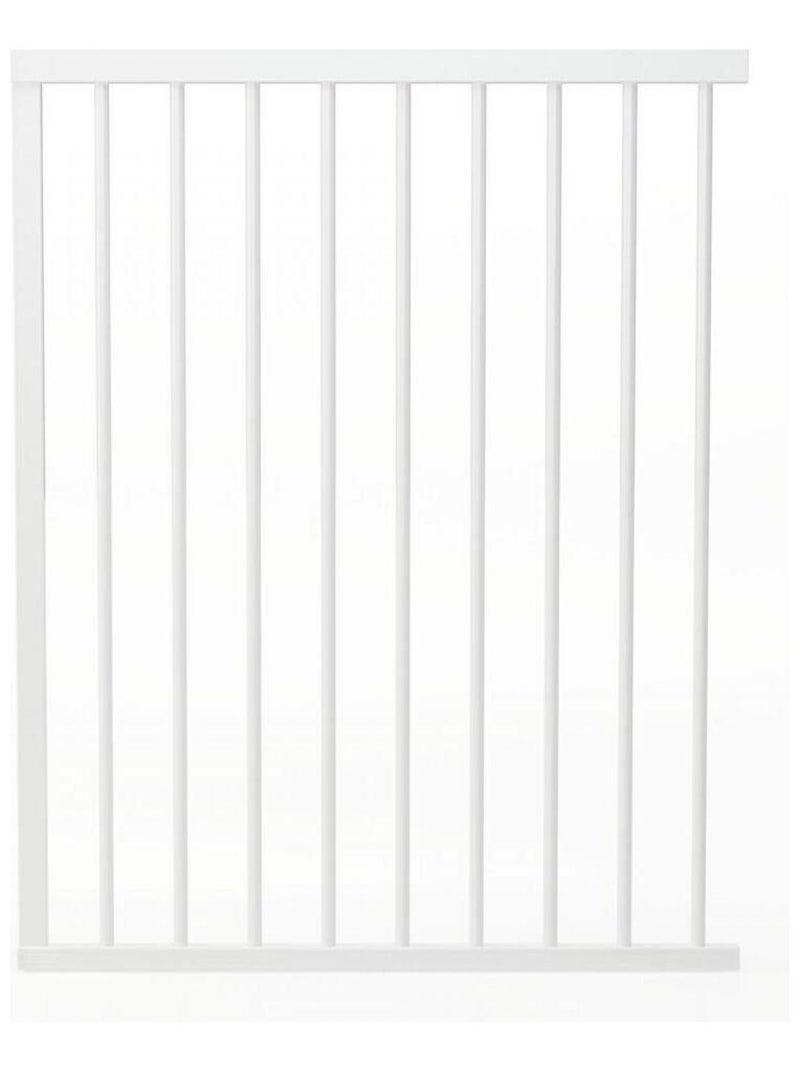 Barrière de porte à pression Easylock Plus métal  216,5 cm - 224,5 cm Blanc Blanc - Kiabi