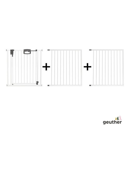Barrière de porte à pression Easylock Plus métal  224,5 cm - 232,5 cm Blanc - Kiabi