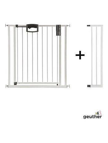 Barrière de porte à pression Easylock Plus métal 96,5 cm - 104,5 cm Blanc
