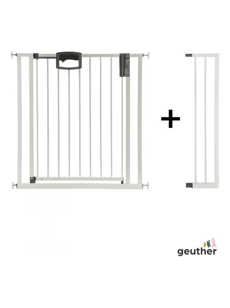 Barrière de porte à pression Easylock Plus métal  96,5 cm - 104,5 cm Blanc Blanc - Kiabi