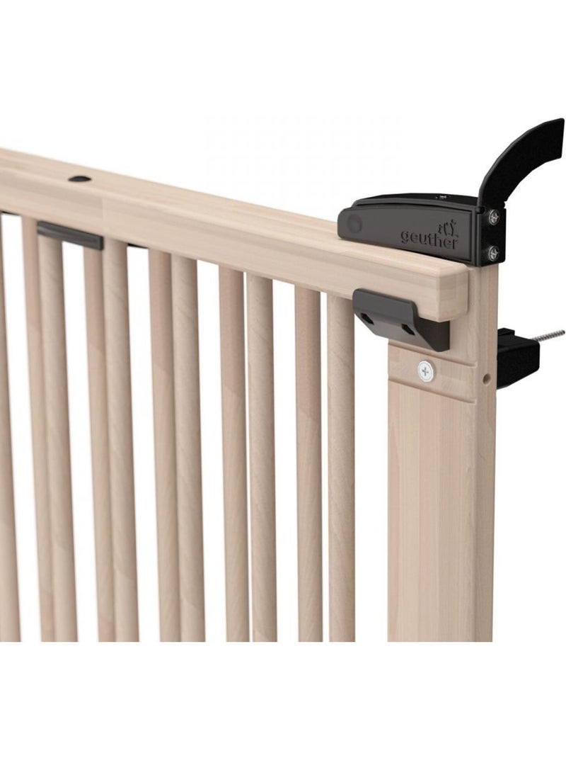 Barrière de porte pivotante en bois 86 Beige - Kiabi