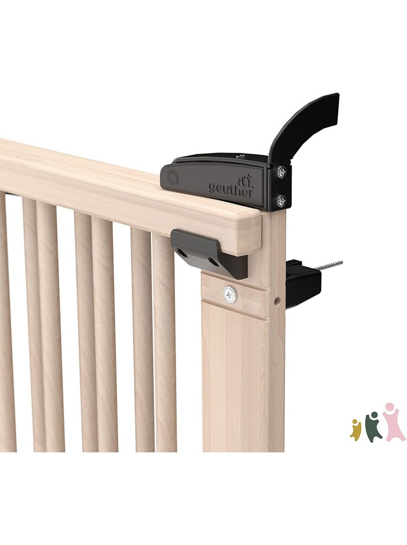 Barrière de porte pivotante en bois non traité Beige - Kiabi