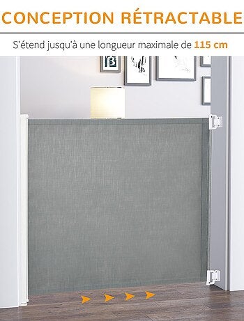 Barrière de sécurité 1,15L x 0,83H m métal teslin
