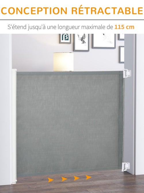 Barrière de sécurité 1,15L x 0,83H m métal teslin - Kiabi