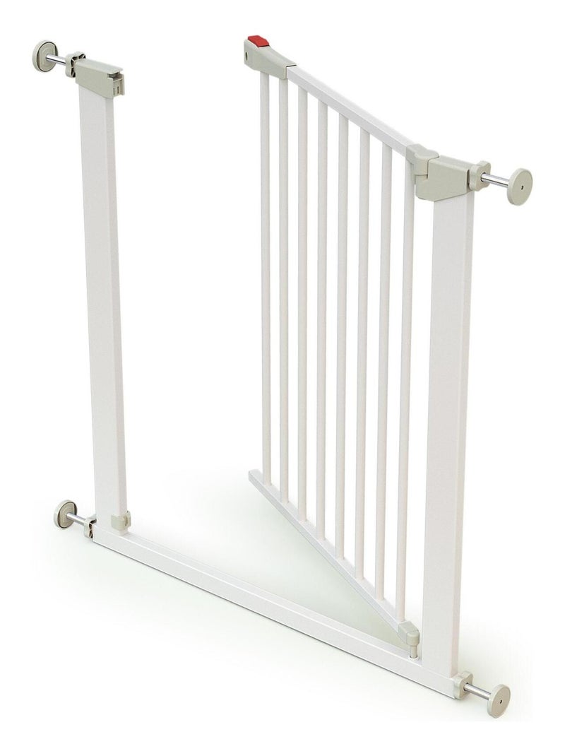 Barrière de sécurité bébé en acier mobi Blanc - Kiabi