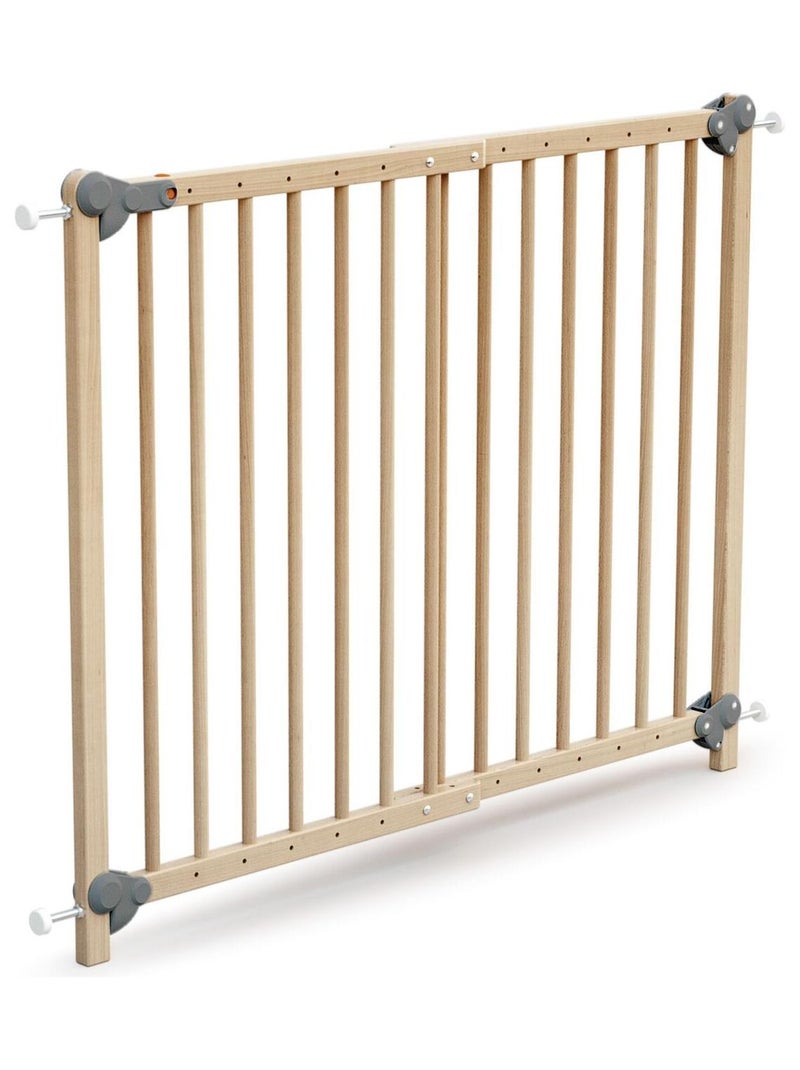 Barrière de sécurité bébé extensible en bois  LOKEE Marron clair - Kiabi