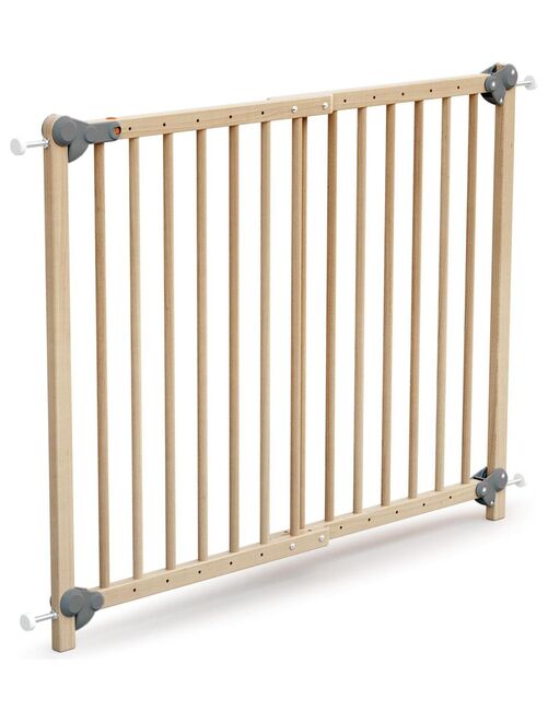 Barrière de sécurité bébé extensible en bois - Kiabi