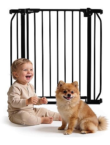 Barrière de sécurité bébé LIONELO Truus Slim - 75-105 cm - Fixation par pression - Sans perçage
