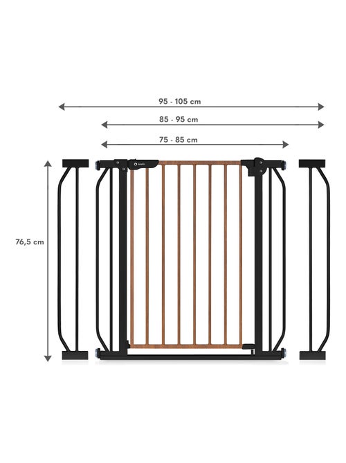Barrière de sécurité bébé LIONELO Truus Slim - 75-105 cm - Fixation par pression - Sans perçage - Kiabi
