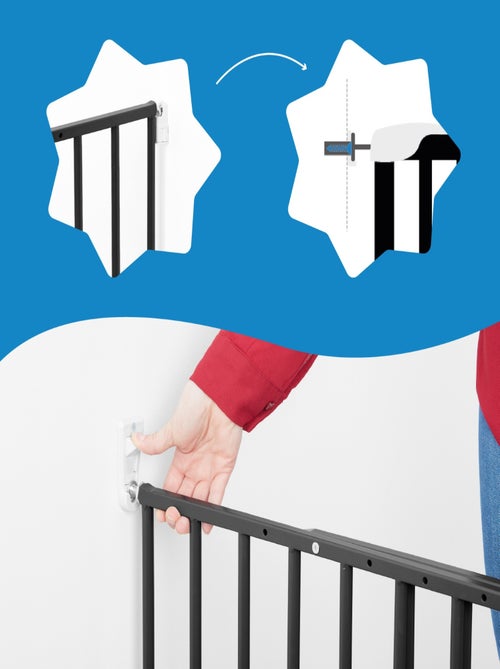 Barrière de sécurité bébé Safe & Protect XL - Noir 'Babymoov' - Kiabi