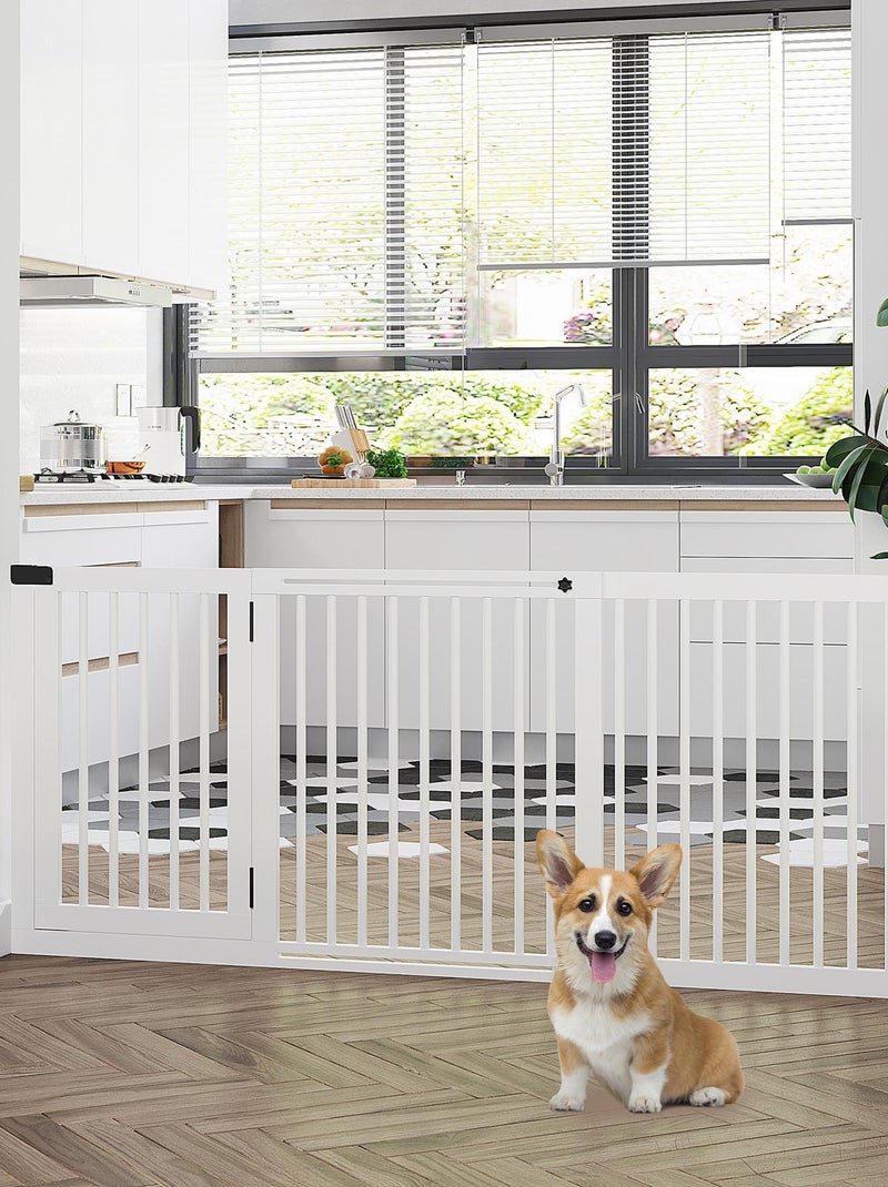 Barrière de sécurité chien longueur réglable porte sapin blanc Blanc - Kiabi
