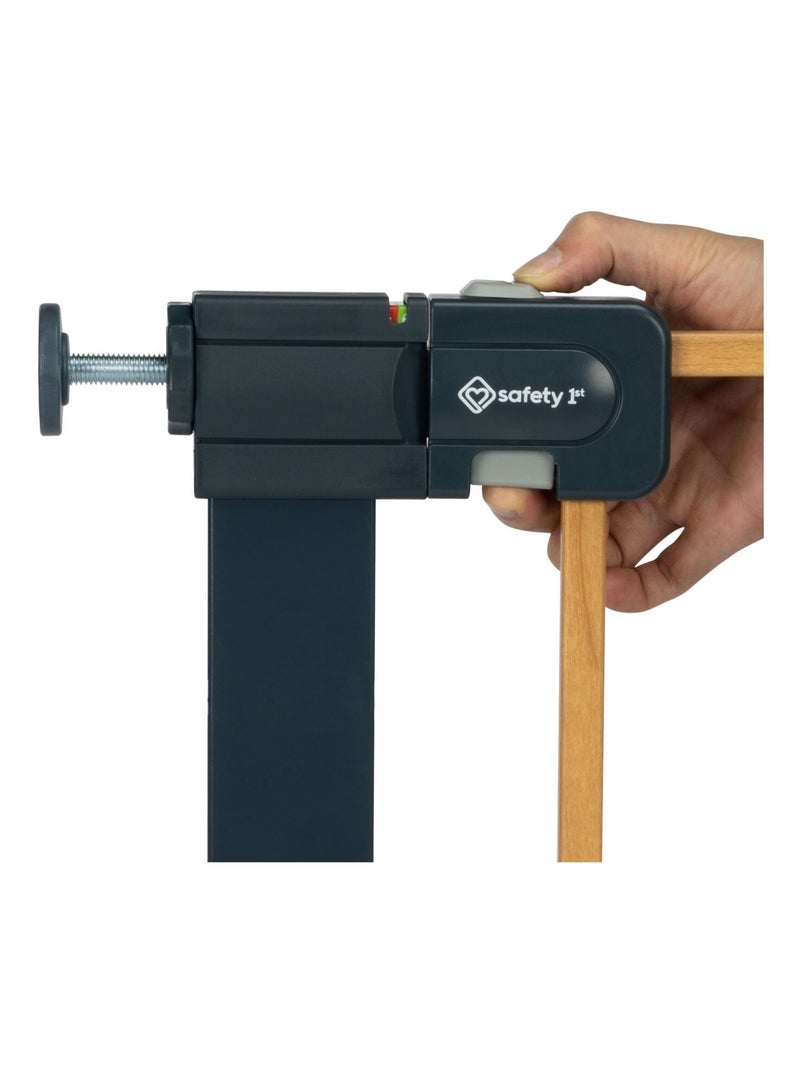 Barrière de sécurité Easy Close SecureTech Métal Noir Marron - Kiabi