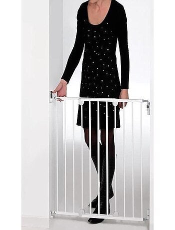 Barrière de sécurité en métal blanc à fixer au - Safety 1st