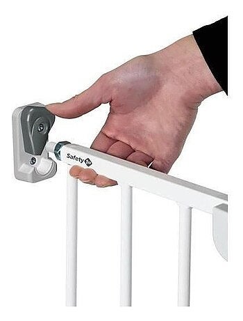 Barrière de sécurité en métal blanc à fixer au - Safety 1st